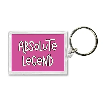 Image of Rib ticklerz Keyring For Work Colleague Best Friend Bestie Absolute Legend Birthday Gifts Pick Me Up Thank You Awesome Mate KR40