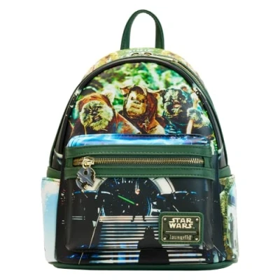Image of Loungefly Star Wars Mini Backpack Return of The Jedi Official Green One Size