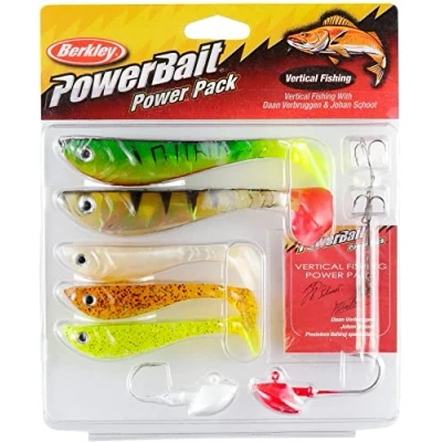 Image of Berkley Powerbait Vertical Fishing Pro Pack (8 piece pack) Lure set