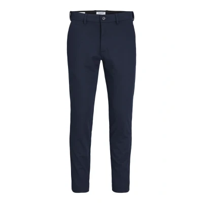 Image of JACK &amp; JONES Men&#039;s Jpstmarco Jjcooper Chino Noos Pants, Navy Blazer/Detail: Solid, 28 W/ 30 L