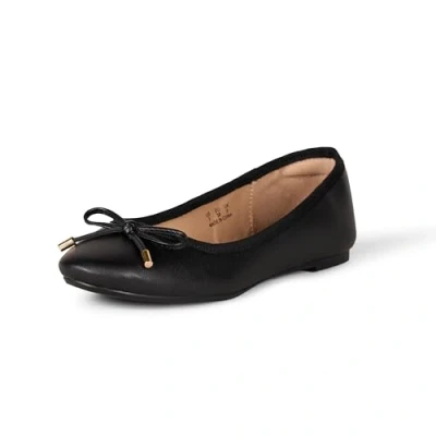 Image of Amazon Essentials Women&#039;s Billie Ballet Flats, Black, 8 UK