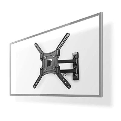 Image of Nedis Full Motion Wall Mount for 23 55 inch TV Max 30 kg with 3 Pivot, Swivel, Tilt &amp; Rotation