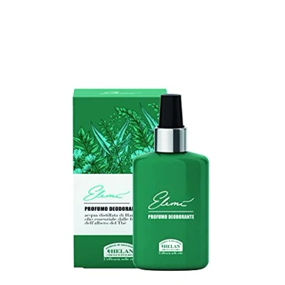 Image of Helan Elemi Deodorant for Men in Spray with Tea Tree Oil, Natural &amp; Gentle on Skin Body Armpits Long Lasting Scented Mens Dermopurifying Action Made Italy, 125 ml