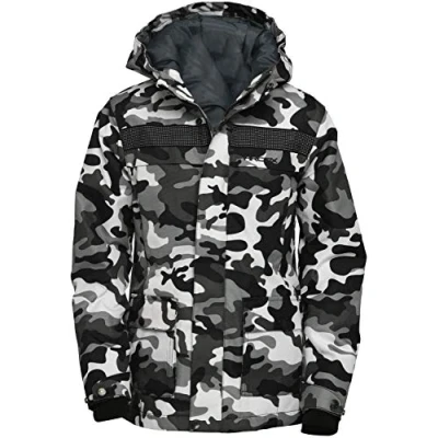 Image of ARCTIX Men&#039;s Performance Tundra Jacket With Added Visibility, A6 Camo Black, Large Regular
