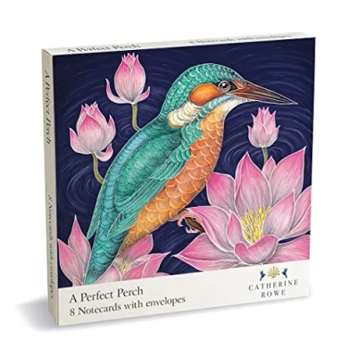 Image of Museums &amp; Galleries A Perfect Perch by Catherine Rowe 8 Square Notecards Wallet