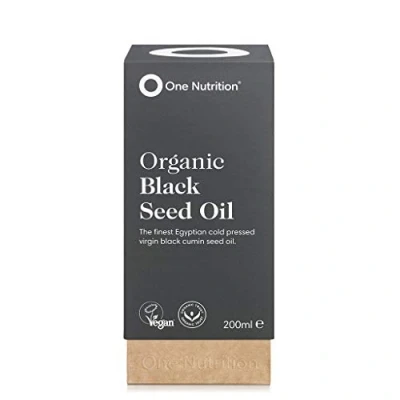Image of One Nutrition Black Seed Oil Virgin Cold Pressed Oil, 200ml
