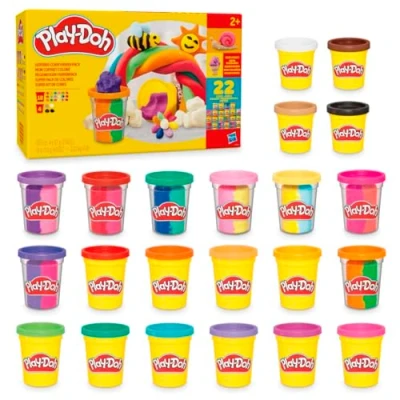 Image of PLAY DOH Brand Ultimate Color Variety Pack, 22 Pieces Sculpting Material for Play, Crafting, Education, 5 lb/2.27 kg