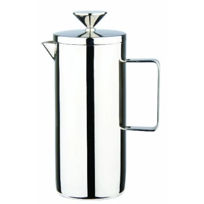 Image of Grunwerg Plunger Cafetiere Straight French Coffee Press Mirror Finish 1.0L CPS 10M
