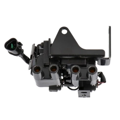 Image of 2730102700 Ignition coil DENSO DIC 0111 3 pin connector DIN with bracket KIA: Picanto I