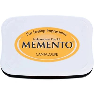 Image of Tsukineko Memento Dye Ink Pad Cantaloupe Melon
