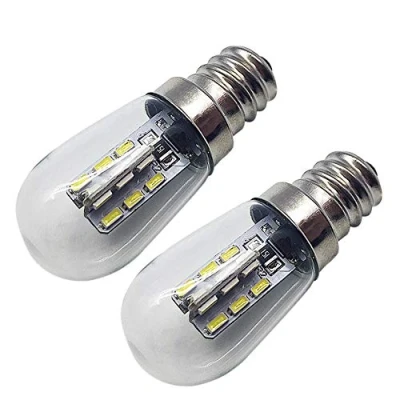 Image of Ruiandsion E12 LED Bulb 220V AC Screw Base Replacement Upgrade for Candles Lights Home Bedroom Decor Lights,White 6500K (Pack of 2)