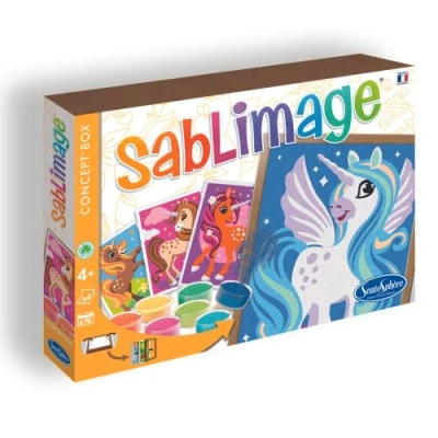 Image of Sentosphère Sablimage Sand Art Unicorns