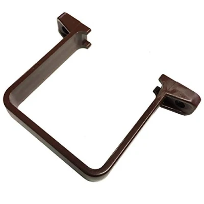 Image of FLOPLAST 65mm Square Flush Down Pipe Clip Brown