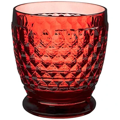 Image of Villeroy &amp; Boch Boston Old Fashioned Glasses Set of 4, Red