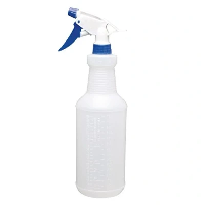 Image of Jantex 6218 colour Coded Spray Bottles Blue 750ml 265X110X90mm Kitchen Cleaner Empty