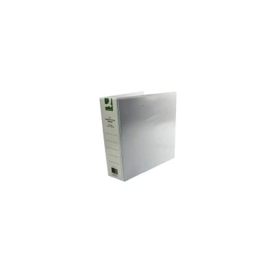 Image of Q Connect Pres Binder 4Dring 50Mm White