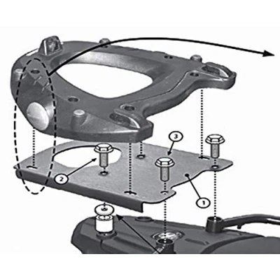Image of GIVI SR5107 Top Case Rack