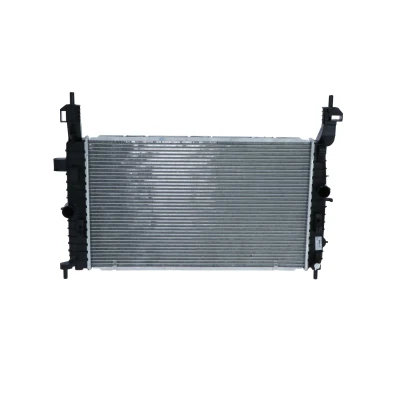 Image of 1300252, 1300253, 1300413, 13128930, 13130015 Engine radiator NRF 55317 Aluminium 607mm 366mm 29mm with mounting parts Brazed cooling fins