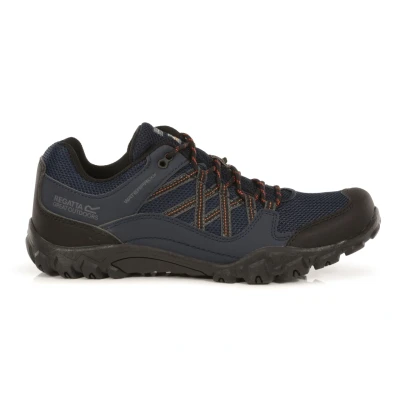 Image of Regatta Mens Edgepoint III Outdoor Walking Trainers 6 UK Blue