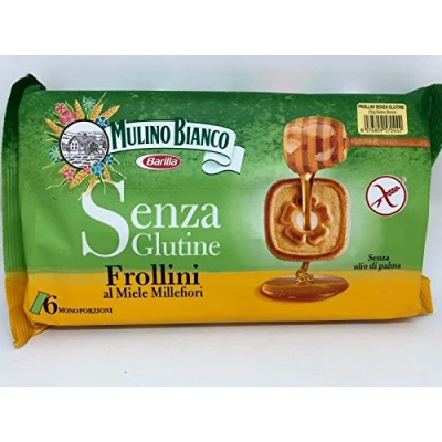 Image of Mulino Bianco Frollini Italian Biscuits Cookies with Wildflower Honey (3 x 250g) 750g No Palm Oil! 6 Portions!