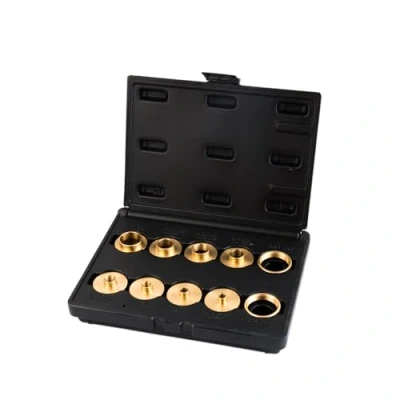 Image of O&#039;skool Threaded Brass Router Template Bushing Guides Sets, Guide Kit