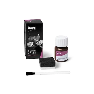 Image of KAPS Super Color, Leather Dye for Natural Leather, Faux and Fabric, 25 ml (180 Chocolate)
