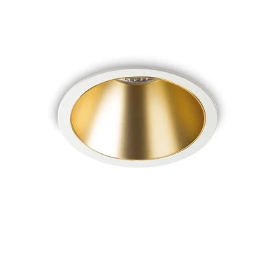 Image of Game 12cm LED Recessed Downlight White Gold 2700K
