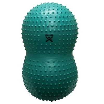 Image of CanDo 30 1737 Exercise roll with NUBS / motoric Ball Peanut shaped fitness SENSI green, 60 cm x 110