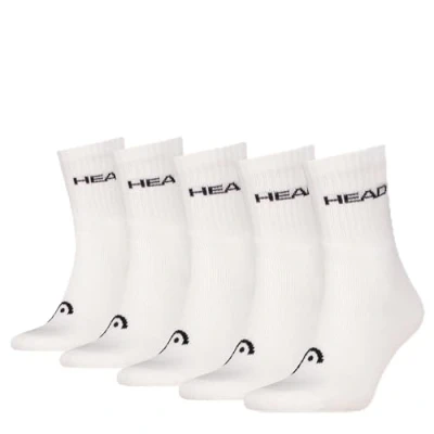 Image of Head Unisex 5ER PACK ALL Sports Short CREW ECOM Socks, Size: 6 8, Schwarz