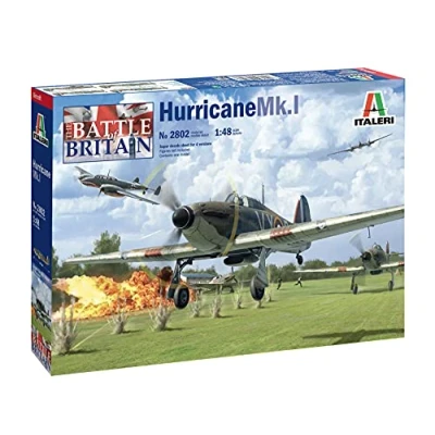Image of Italeri ITA2802 Mk.I hawker hurricane Model kit, Multi Colored, Small