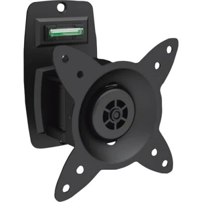 Image of DIGITUS monitor wall mount for screens up to 27&quot; VESA 75x75 &amp; 100x100 max. load 15kg 30 swivelling, 360 rotatable integrated spirit level black