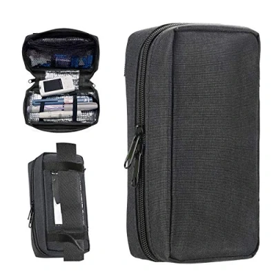 Image of Portable Insulin Travel Case Medication Diabetic Supplies Organizer Medical Bag by YOUSHARES (Black)
