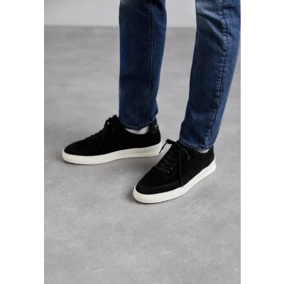 Image of Filling Pieces Mondo Organic Unisex Trainers, Size: 9, Black Suede