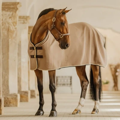 Image of Kentucky Horsewear Fleece Rug Show Vegan Wool Beige 6&#039;3 Rugs Horse &amp; Equestrian