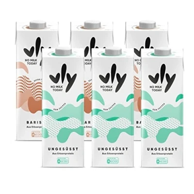Image of vly A Creamy Delicious Pea Protein + Calcium Milk Alternative TASTER PACK: Vegan Option for Coffee Muesli Shakes High &amp; Low Sugar Plant based Optimal Healthy Substitute Drink