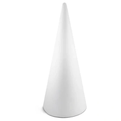 Image of Netuno 1x Styrofoam Polystyrene Cone 40 cm (15,74 inch) White DIY Craft Modelling Art Projects Decoration Xmas Tree Handmade Gnomes Flower Arrangements Table
