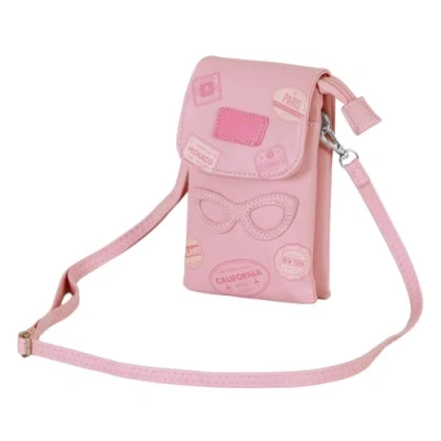 Image of Karactermania Barbie Travel Mobile Phone Bag, Pink, 13 x 19 cm