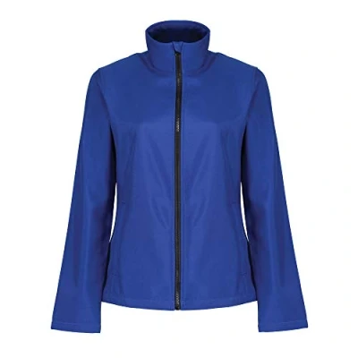 Image of Regatta Professional Women&#039;s Breathable Ablaze Printable Softshell Jacket New Royal Black, Size: 10