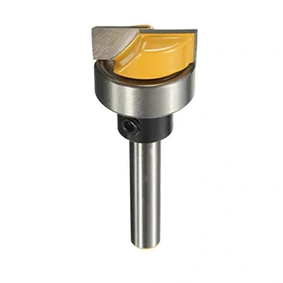 Image of Bestgle 1/4 Inch Shank Flush Trim Hinge Mortising Template Router Bit Woodworking Tool Milling Cutter 3/4&quot;W X 1/4&quot;H