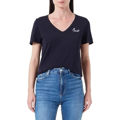 Image of s.Oliver Women&#039;s 2139404 Short sleeved T shirt, Blue, 8