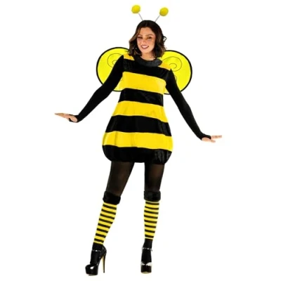 Image of Morph, Womens Bee Costume, Adult Costume Women, Bumblebee Adult, Halloween Queen Large