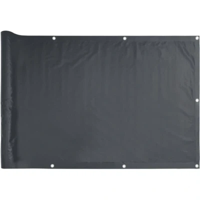 Image of vidaXL Balcony Screen Anthracite 90x300 cm Oxford Fabric