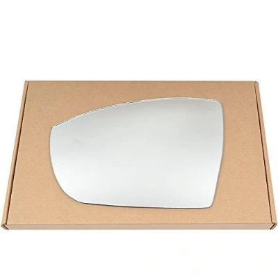 Image of Less4spares Wing Mirror Glass Left Compatible with Ford S Max 2006 2016 STICK ON Passenger Near Side Convex