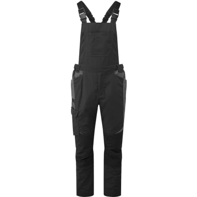 Image of Portwest WX3 Industrial Wash Bib and Brace Black XXL