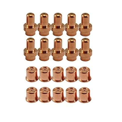 Image of RIVERWELD C1521 PR0016 Plasma Electrode C1304 PD0088 10 Tip 0.040&#039;&#039; &amp; 1.0 CEBORA CP 50 CB50 20pcs