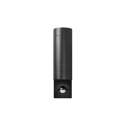 Image of Up/Down GU10 PIR Wall Light Black Bell Lighting Luna