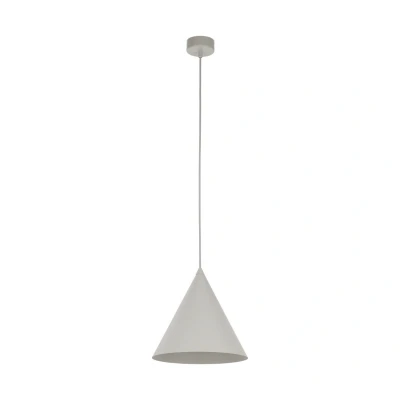 Image of TK Lighting Cono pendant light, 1 bulb, Ø 25 cm, beige