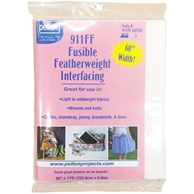 Image of Pellon Fusible Featherweight Interfacing White 60&quot;X1yd
