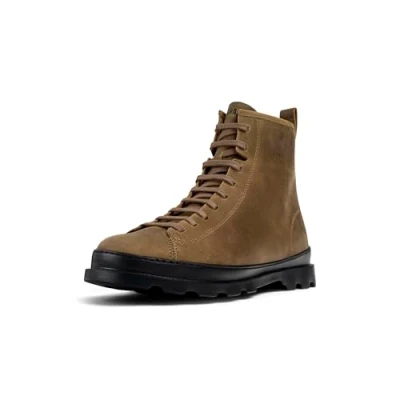Image of Camper Brutus Laceup ankle boots, Men&#039;s, Size: 5.5, Mittelbraun Leather