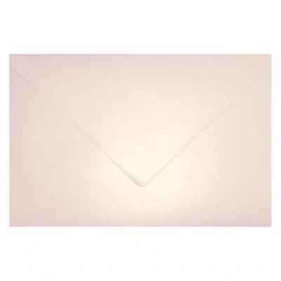 Image of Netuno 25 Large Pearlescent Rose Gold envelopes DIN C5 162x229mm 6.38x9.01 inches 120gsm Aster Metallic Candy Pink gummed Pointed Flap no Window for Invitations Wedding Christmas Greeting Cards